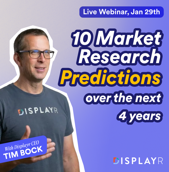 Webinar on 10 Predictions in Market Research Over the Next 4 Years