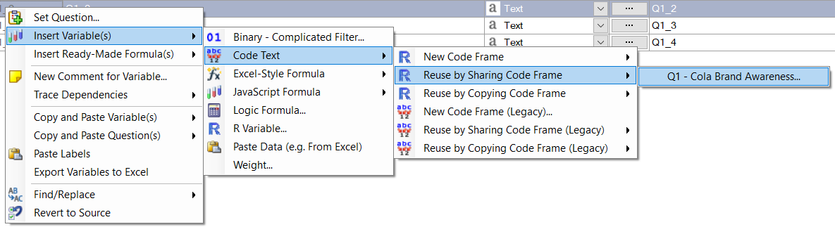 Reuse By Sharing | Q Research Software