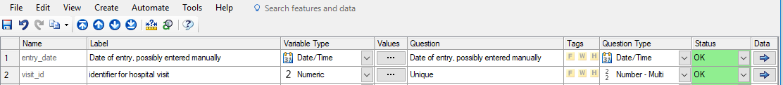 Setting up date variables